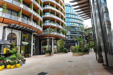 Monte Carlo, Monako - 20 Nisan 2023 Monte-Carlo 'da Monako' nun en prestijli çeyreğinde