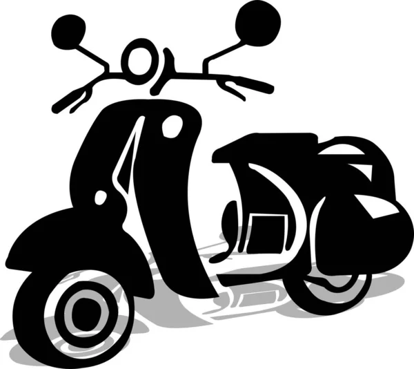 Logotipo Motocicleta Para Empresa Negocio — Archivo Imágenes Vectoriales