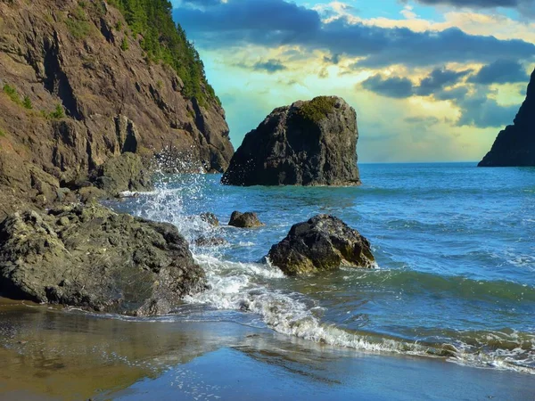 stock image Otter Point at Gold Beach, Orego