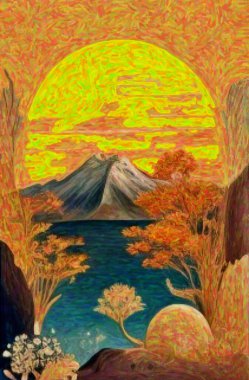 Dağlarla ve ormanlarla dolu bir manzara. Doğanın suluboya resmi. El çizimi, basılabilir sanat. 