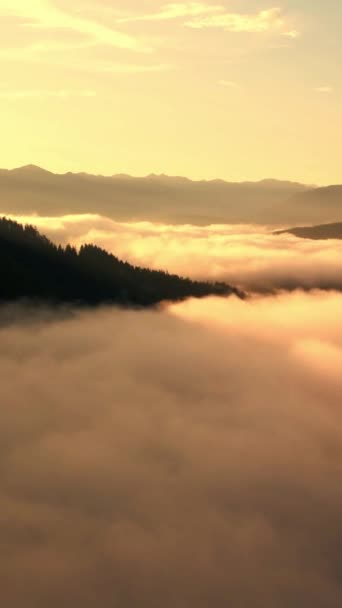 Dağ Manzaralarının Güzelliğini Doğanın Senfonisini Keşfedin — Stok video