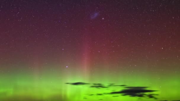 Erleben Sie Die Atemberaubende Schönheit Der Polarlichter Auf Vancouver Island — Stockvideo