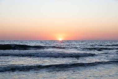 Colva Plajı Günbatımı - Güney Goa