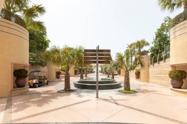 Dubai, Birleşik Arap Emirlikleri. 09 Mayıs 2018 - Jumeirah Plaj Oteli, İç İşleri Fotoğrafları.