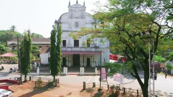 Saviour World Church Loutolim Goa India Saviour World Church Loutolim — Stock video