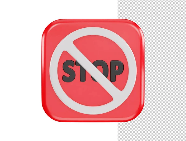 Stop Taste Symbol Darstellung Vektor Illustration — Stockvektor