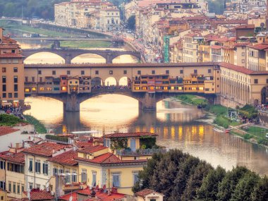 Floransa 'daki Ponte vecchio, İtalya
