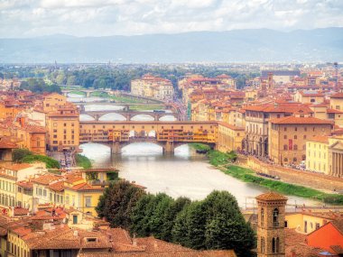 Floransa 'daki Ponte vecchio, İtalya