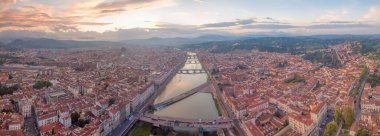Floransa, o gün insansız hava aracından çekilen panoramik görüntüyü kuvvetlendirdi