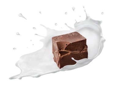 Damla damla yoğurt, süt, dondurma, çikolata ve çikolatalı kurabiye.