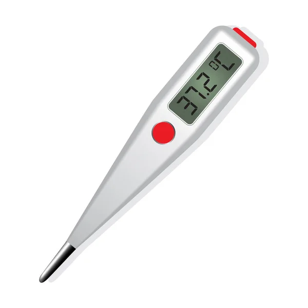 Vektor Realistisches Körpertemperaturmessgerät — Stockvektor