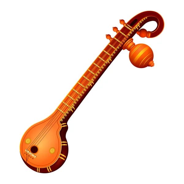 Ilustração Vetorial Instrumento Musical Antigo —  Vetores de Stock