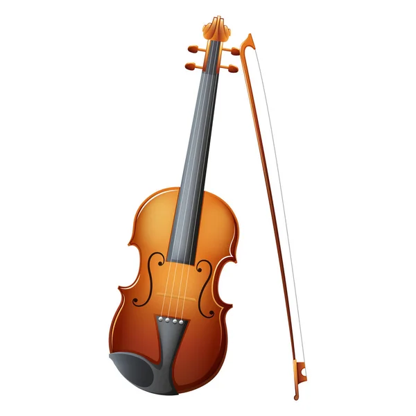Hegedű Hegedű Vektorillusztrációja — Stock Vector