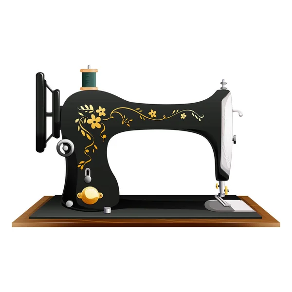 Швейна Машина Векторні Ілюстрації — стоковий вектор