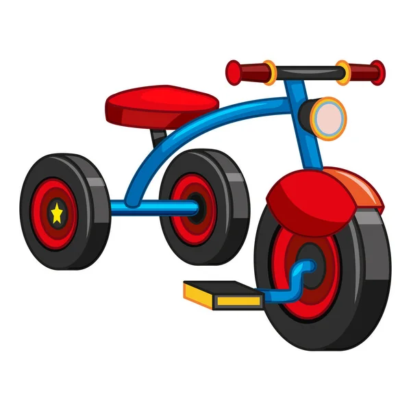 Illustration Vectorielle Vélo Tricycle Enfant — Image vectorielle
