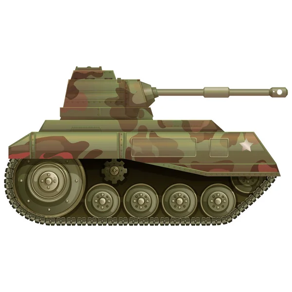 Ilustración Vectorial Del Tanque — Vector de stock