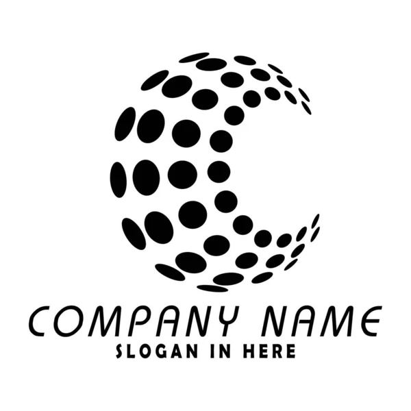 Логотип Компании Области Абстрактных Технологий — стоковый вектор