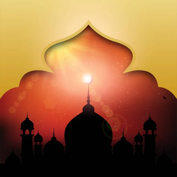 Tema Vektor Bulan Ramadan - Stok Vektor