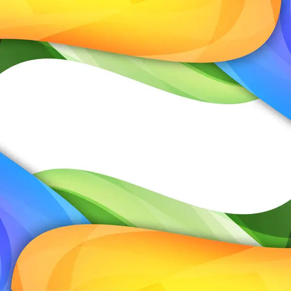 Abstract Bright Colored Wavy Background — Διανυσματικό Αρχείο