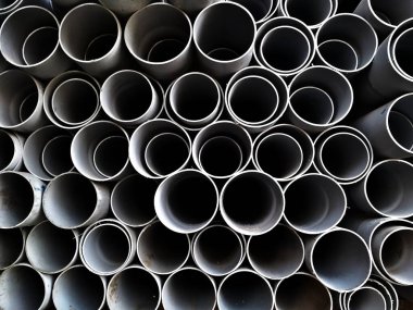 Bir grup Soyut Plastik Boru 