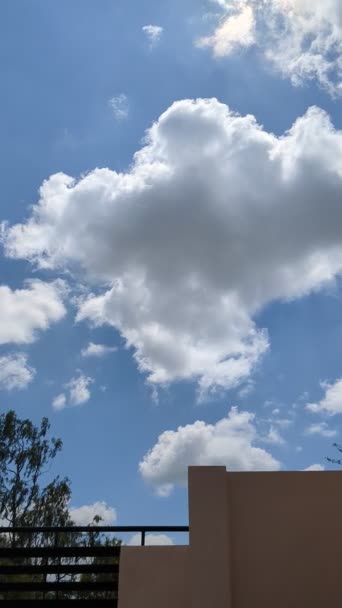 Πάροδο Του Χρόνου Σύννεφα Βίντεο — Αρχείο Βίντεο