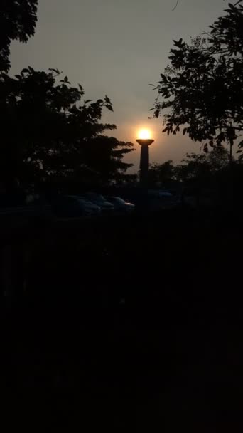 Ηλιοβασίλεμα Στη Λίθο — Αρχείο Βίντεο