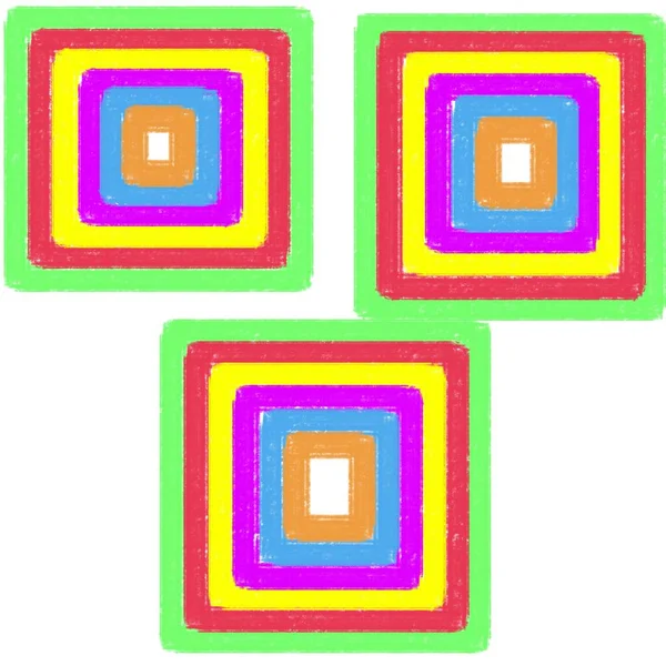 Vibrant Boxes Lines Kalejdoskop Kolorów Geometrii — Zdjęcie stockowe
