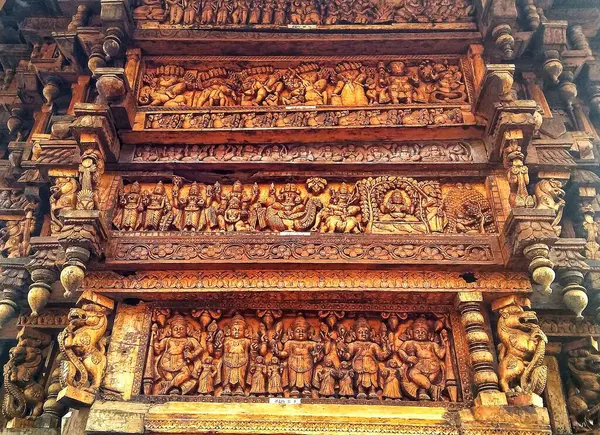 Красивий Храм Місті Індія — стокове фото