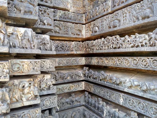 Design Arquitetura Antiga Índia — Fotografia de Stock