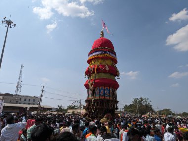 4 Mart 2024, Kottooru, Davangere, Karnataka, Hindistan, Bölgesel Sri Guru Kottooreshwara Festivali 