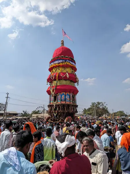 4 Mart 2024, Kottooru, Davangere, Karnataka, Hindistan, Bölgesel Sri Guru Kottooreshwara Festivali 