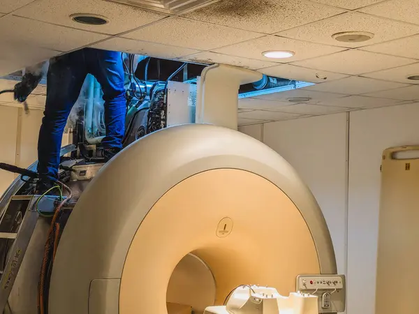 stock image Medical MRI Scanning Machine Maintenance