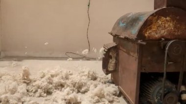 Yatak Yapımı İçin Pamuk Temizleme Makinesi