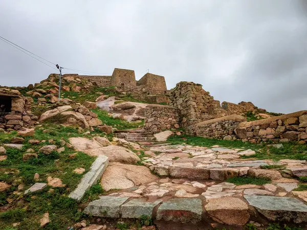 stock image Explore the Historical Castle of Uchhangidurga near Davangere - A Heritage Gem