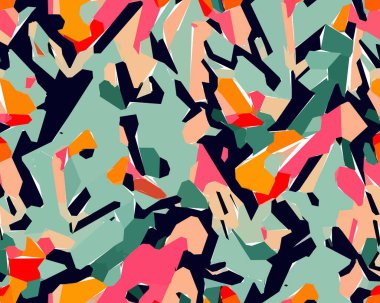 Set of colorful leaf patterns. For web, wallpaper and background.