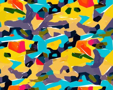 Set of colorful leaf patterns. For web, wallpaper and background.