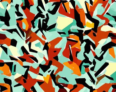 Set of colorful leaf patterns. For web, wallpaper and background.