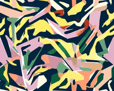 Set of colorful leaf patterns. For web, wallpaper and background.