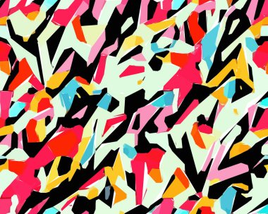 Set of colorful leaf patterns. For web, wallpaper and background.