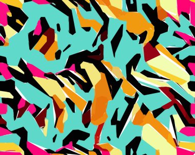 Set of colorful leaf patterns. For web, wallpaper and background.