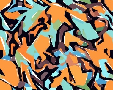 Set of colorful leaf patterns. For web, wallpaper and background.