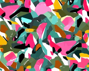 Set of colorful leaf patterns. For web, wallpaper and background.