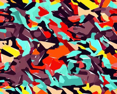 Set of colorful leaf patterns. For web, wallpaper and background.