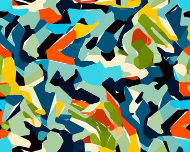 Set of colorful leaf patterns. For web, wallpaper and background.