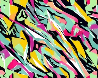 Set of colorful leaf patterns. For web, wallpaper and background.