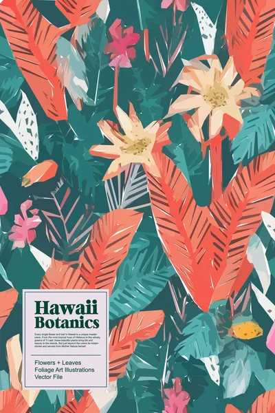 Colorful flowers, plants and leaves. Vector illustrations of flower and bird for classic floral background, wedding invitations and frame