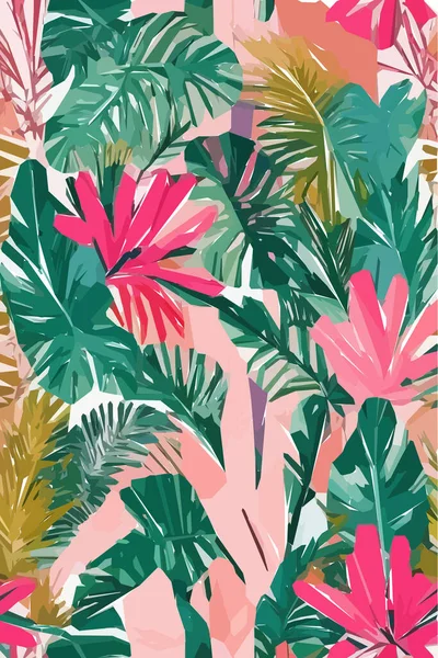 Colorful flowers, plants and leaves. Vector illustrations of flower and bird for classic floral background, wedding invitations and frame