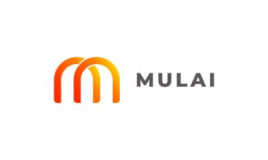 İş ve endüstri logosu için minimalist logo M harfi