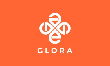 Flower concept for logo spa, environment and business