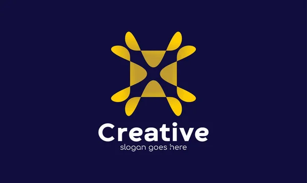 Мінімалістична Креативність Логотипу Розвитку Зростання Бізнесу — стоковий вектор